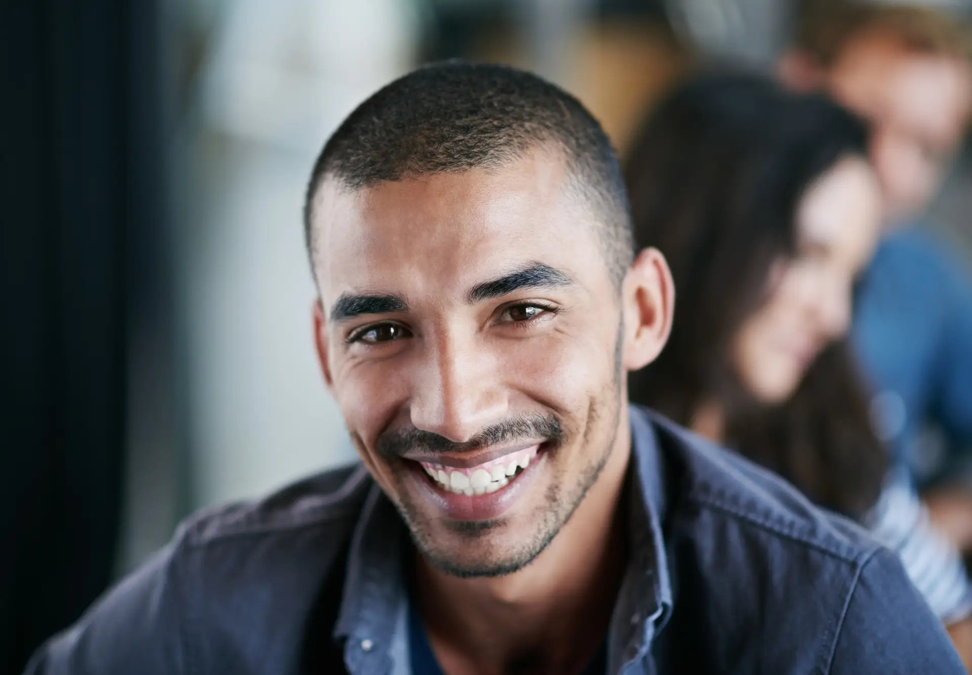 Im at the top of my game. Cropped shot of a businessman in a meeting.